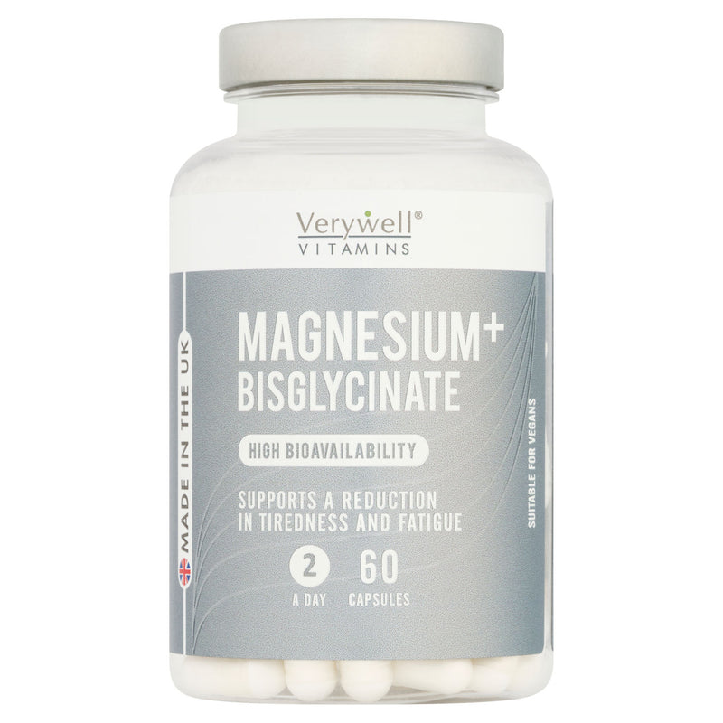 Verywell Magnesium+ Bisglycinate 60 capsules (British brand)