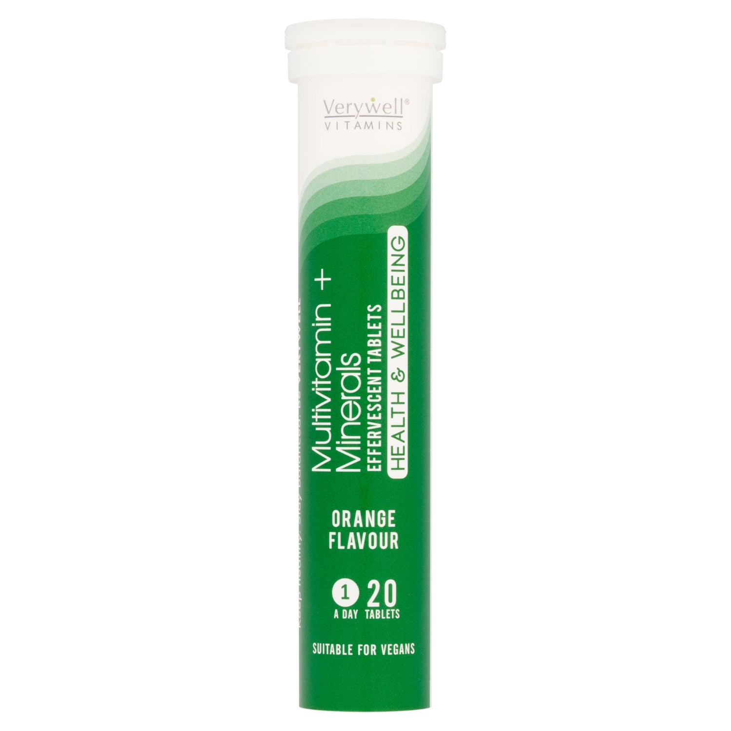 Verywell multivitamin orange flavour 20 tablets - British product