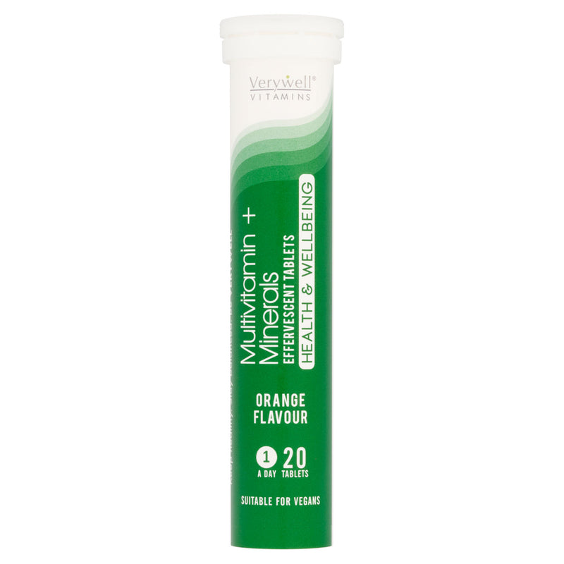 Verywell multivitamin orange flavour 20 tablets - British product