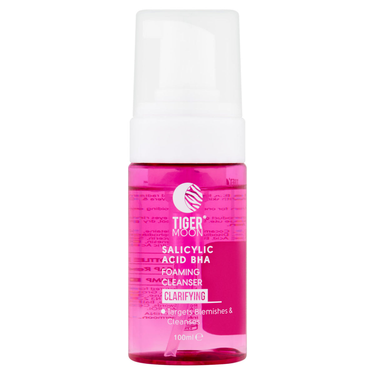 Tiger Moon Salicylic Acid BHA foaming cleanser 100ml, UK version