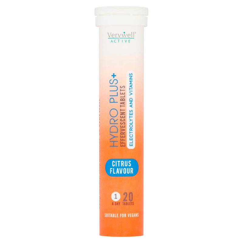 Verywell effervescent tablets citrus flavour 20 tablets, UK version