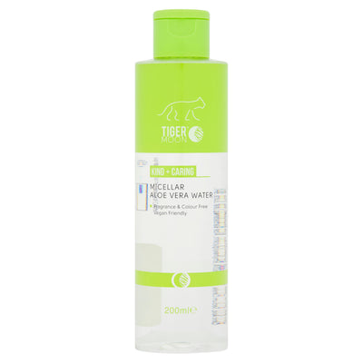 ASDA Tiger Moon Kind + Caring Micellar Aloe Vera Water 200ml- Buy online at McGrocer
