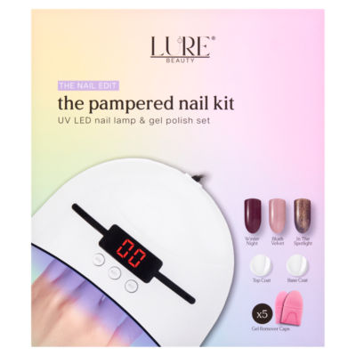 Lure Beauty gel nail kit The Pampered (British brand)