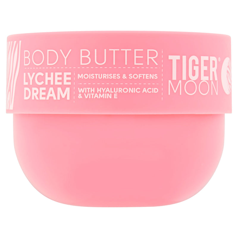 Tiger Moon Lychee Dream body butter 200ml, imported from the UK