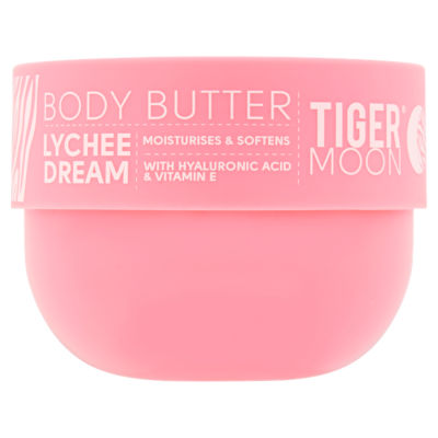 Tiger Moon Lychee Dream body butter 200ml, imported from the UK