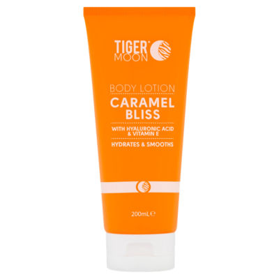 Tiger Moon body lotion Caramel Bliss 200ml, imported from the UK