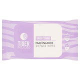 Tiger Moon niacinamide face wipes 24 count brightening, UK version