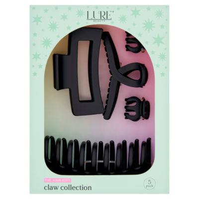 Lure Beauty 5 claw clips set - British product