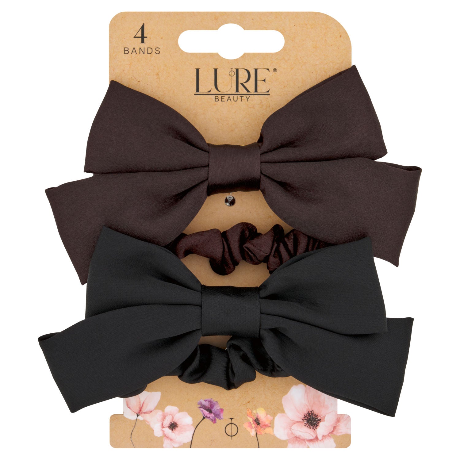 Lure Beauty 4 assorted bow bands hair accessories - British product