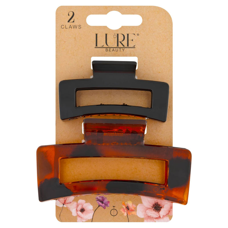 Lure Beauty 2 Pack Square Claws press-on nails, imported from the UK