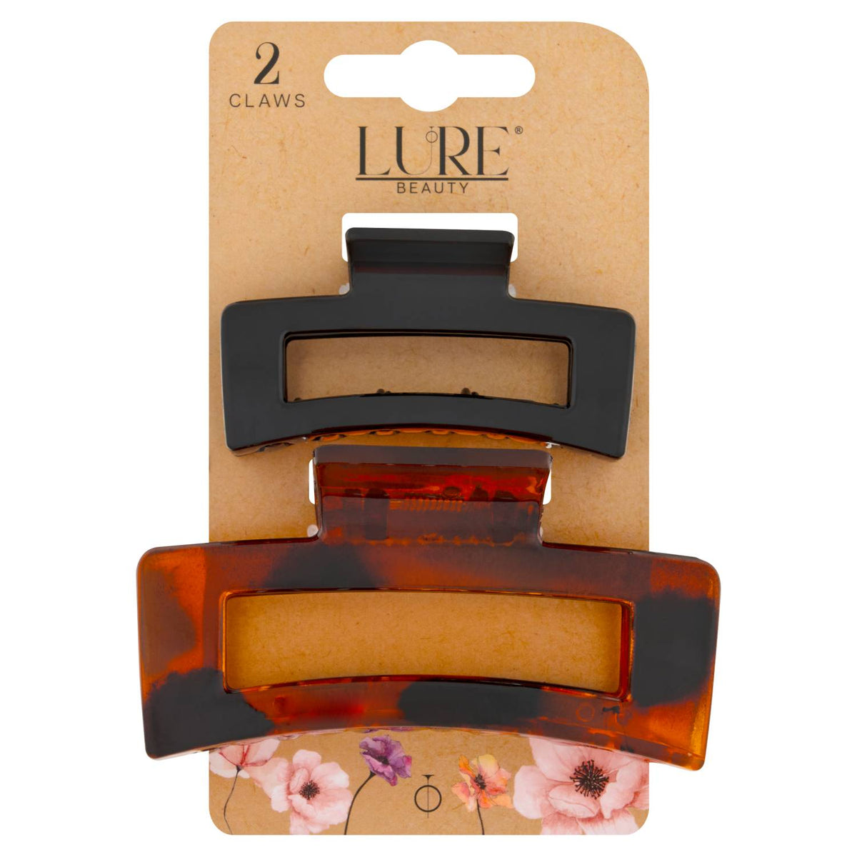 Lure Beauty 2 Pack Square Claws press-on nails, imported from the UK