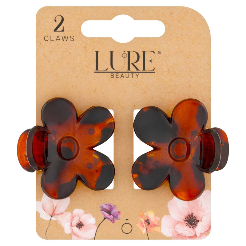 Lure Beauty 2 mini flower claws hair accessories, imported from the UK