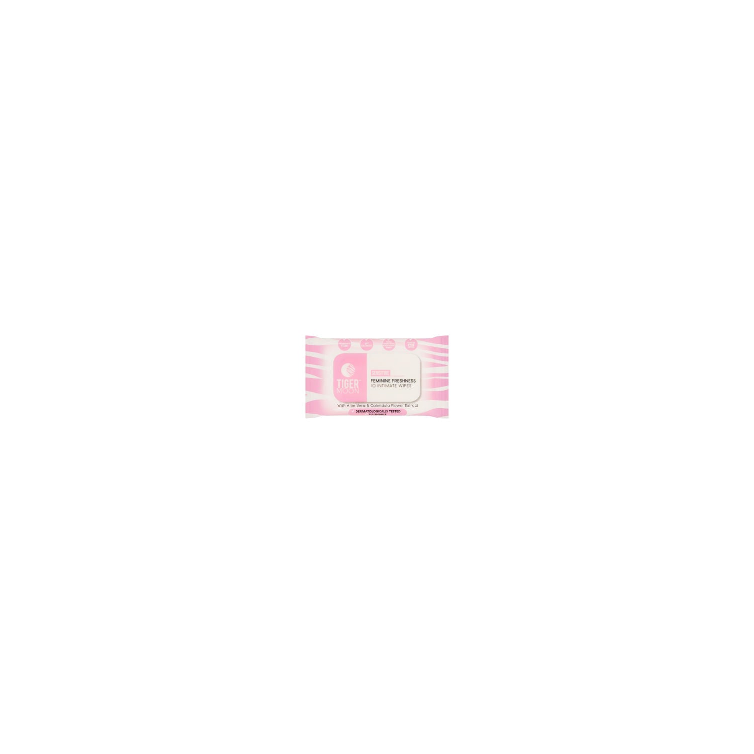 Tiger Moon sensitive intimate wipes 10 pack (British brand)