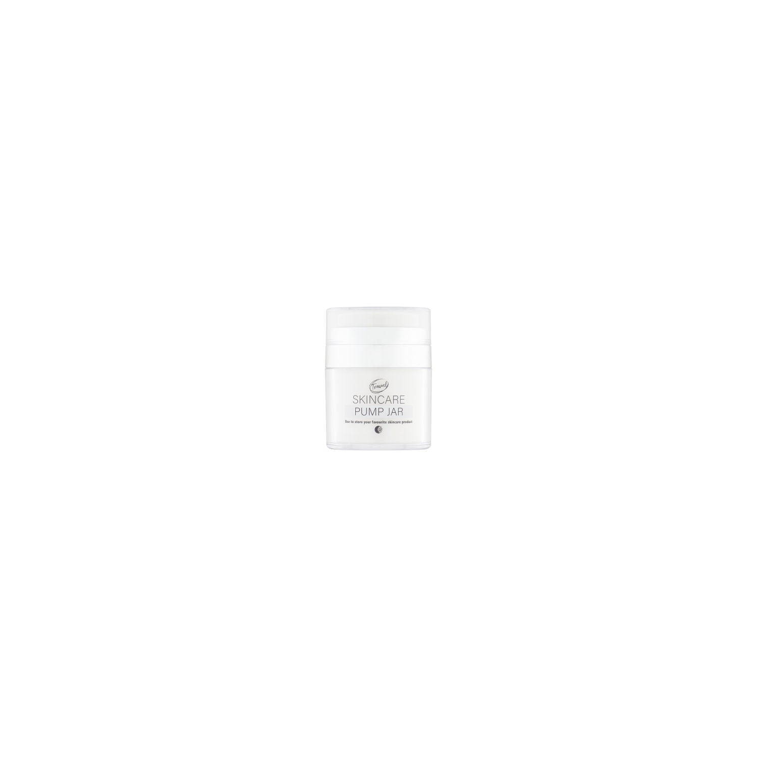 Tiger Moon travel skincare pump jar, UK version