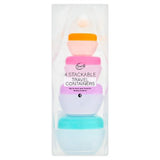 Tiger Moon stackable travel containers set, imported from the UK