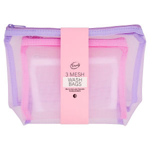 Tiger Moon travel mesh wash bags 3 pack - British product