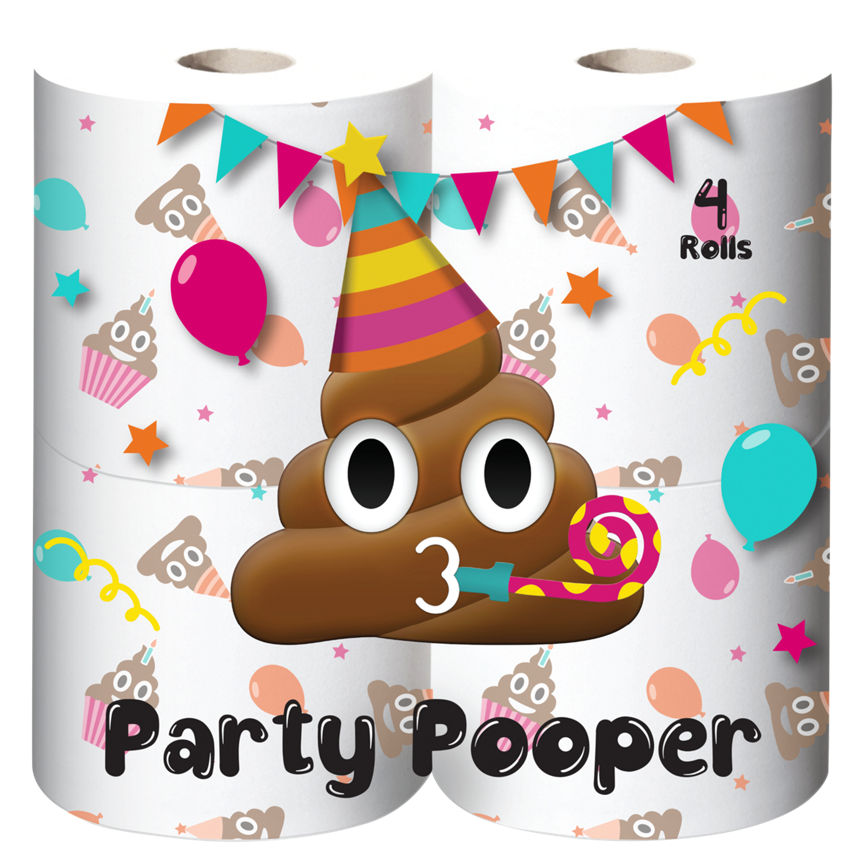 Party Pooper 4 Rolls