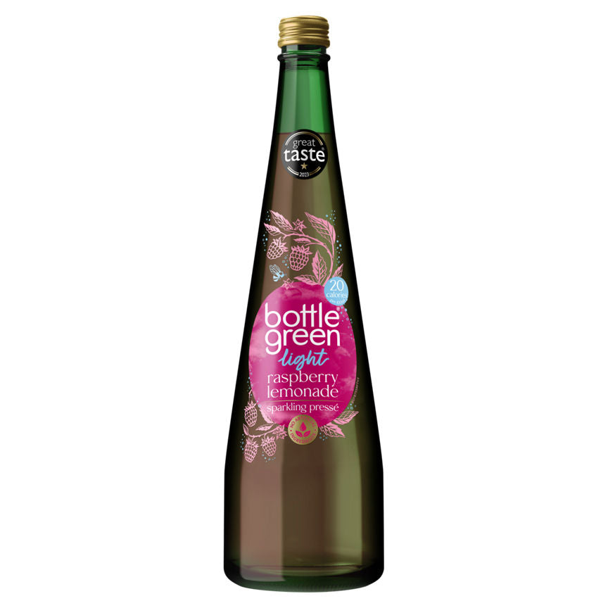 Bottlegreen Light Raspberry Lemonade Sparkling Pressé GOODS ASDA   