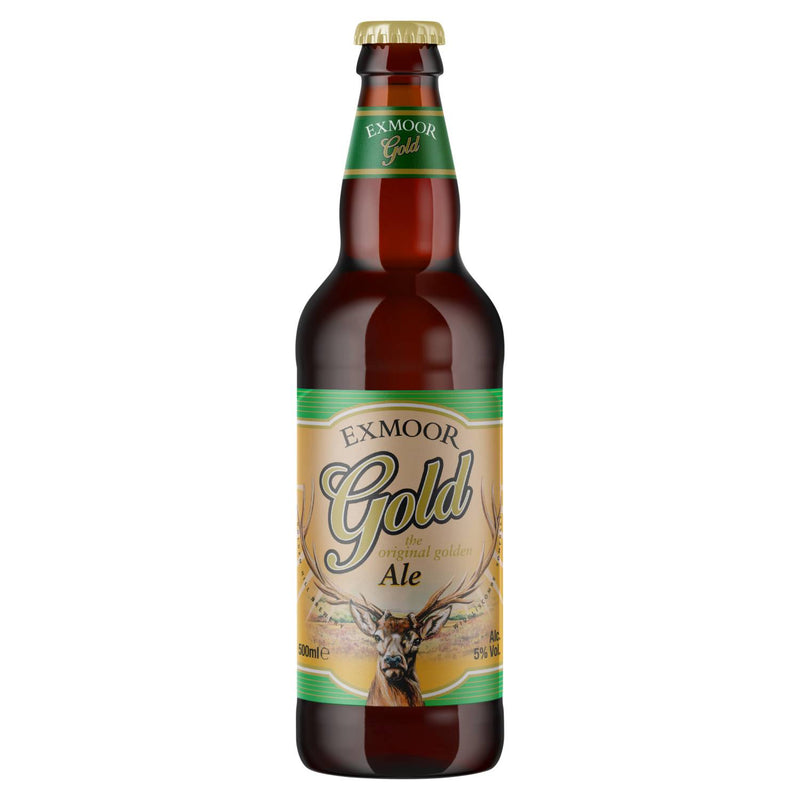 Exmoor Gold golden ale 500ml (British brand)