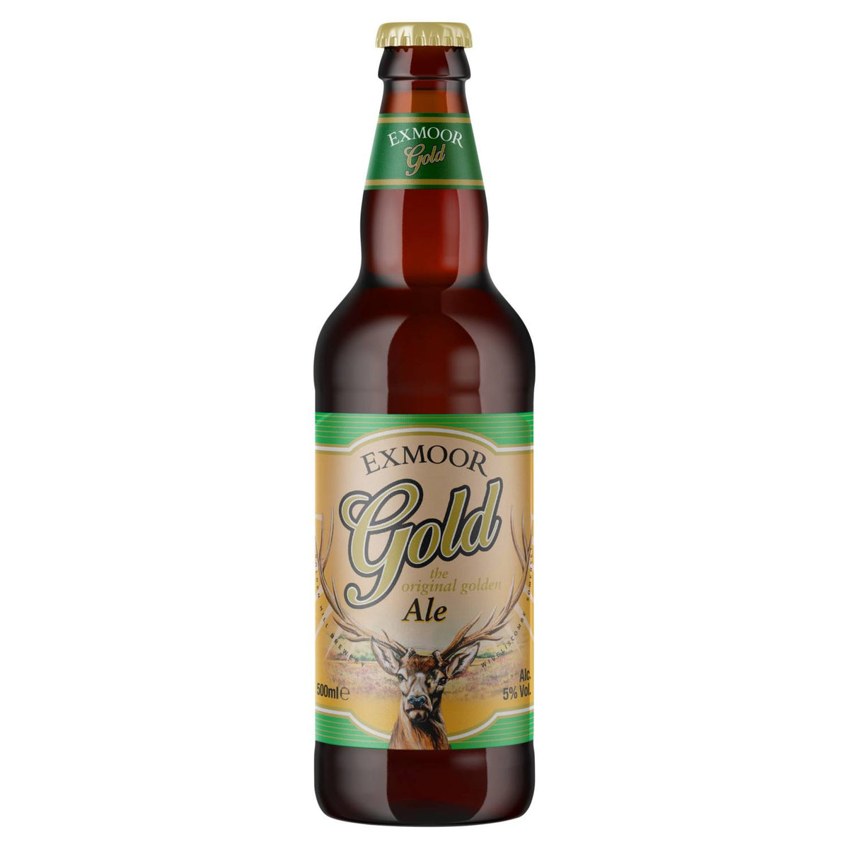 Exmoor Gold golden ale 500ml (British brand)