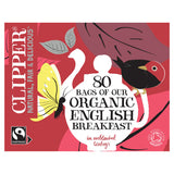 Clipper Fairtrade 80 Organic English Breakfast Bags 232g GOODS ASDA   