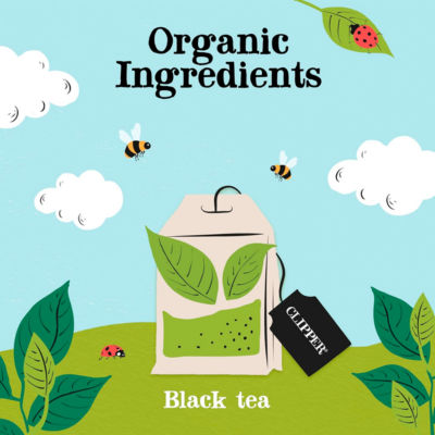 Clipper organic tea 160 tea bags 464g - British product
