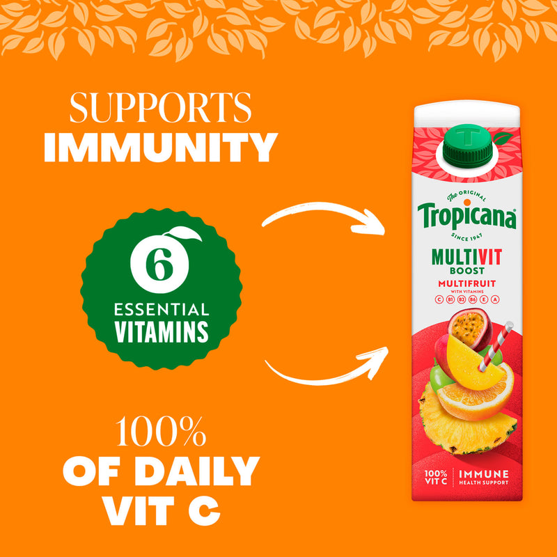 Tropicana Multivitamin Multifruit Juice 850ml (British brand)