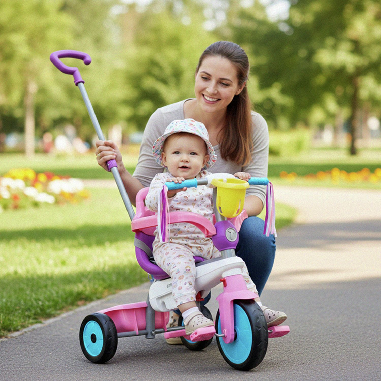 SmarTrike Breeze Unicorn toddler trike 3-in-1, UK version