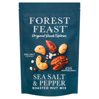 Forest Feast sea salt pepper roasted nut mix 120g, UK version