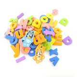 Bluey Alphabet Set bathtime toy letters characters, imported from the UK