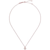 Ted Baker pendant necklace rose gold heart crystal 35cm - British product
