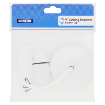 Status ceiling pendant bayonet cap 9 Inch (British brand)