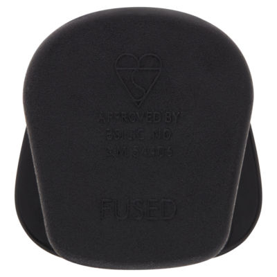 Status Schwarz 13 Ampere Elektrischer Stecker