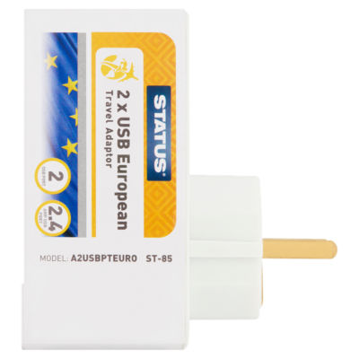 Status 2 x USB Europäischer Reiseadapter