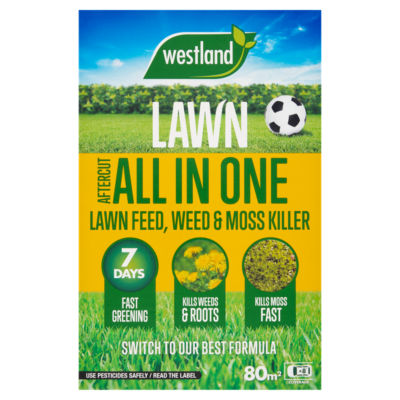 Westland Aftercut 2.56kg lawn feed weed killer (British brand)