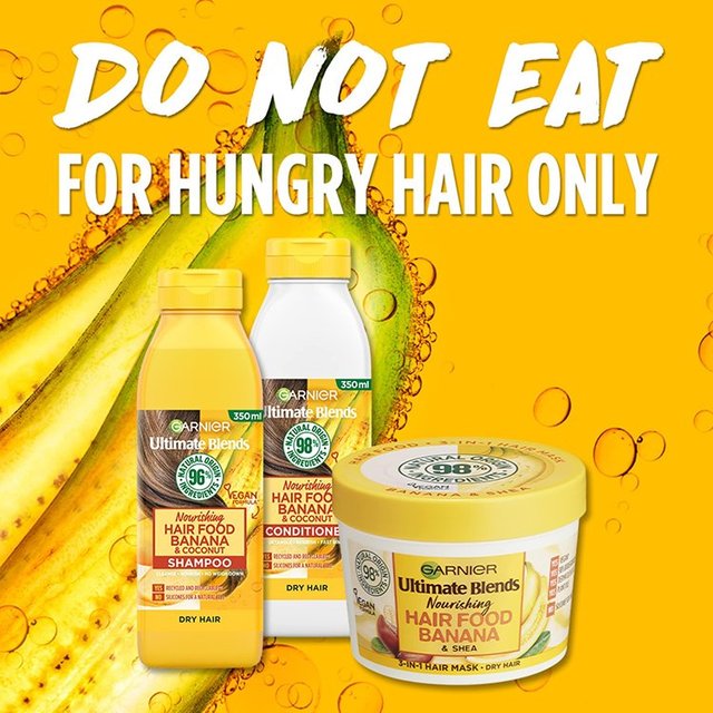 Garnier Ultimate Blends Nourishing Hair Food Banana Shampoo For Dry Hair GOODS M&S   