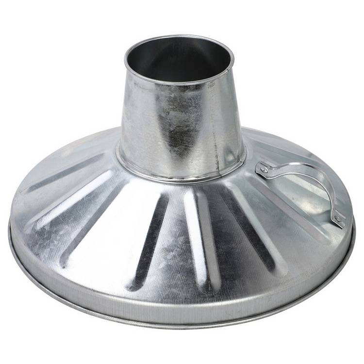 Galvanised metal incinerator 15L for garden waste - British product