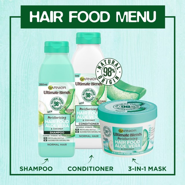 Garnier Ultimate Blends Moisturising Hair Food Aloe Vera Conditioner Normal   350ml GOODS M&S   