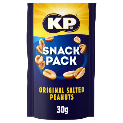 KP original salted peanuts 30g, UK version