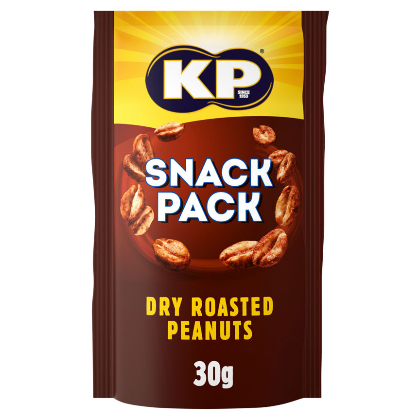 KP Snack Pack Dry Roasted Peanuts 30g GOODS ASDA   