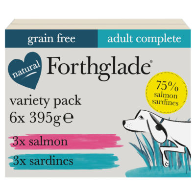 Forthglade dog food variety pack 6 x 395g - British product