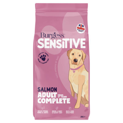 ASDA Burgess Sensitive Salmon Adult Complete Dry Dog Food 2kg- Buy online at McGrocer