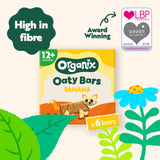 Organix Banana Oaty Bars toddler snacks 138g multipack, imported from the UK