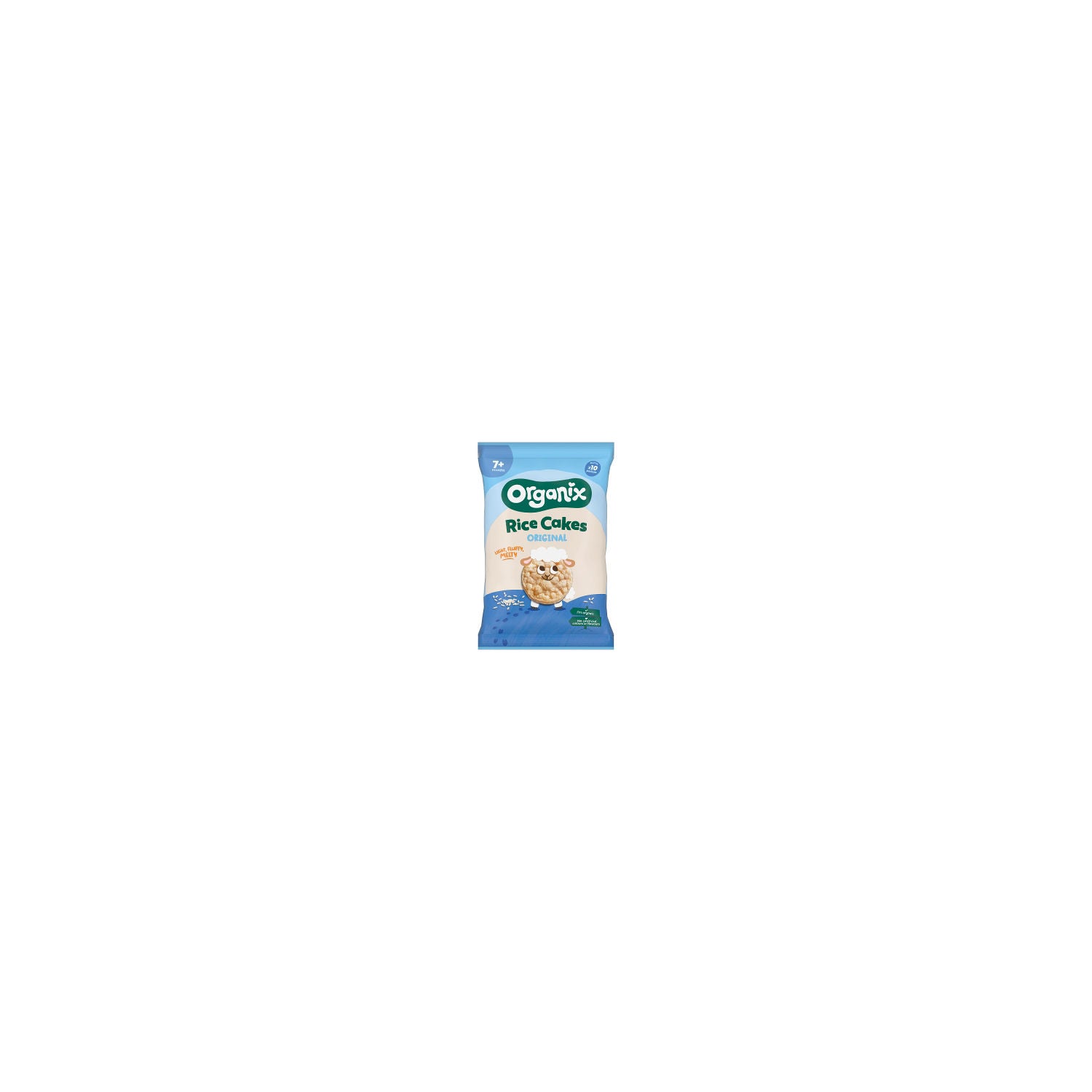 Organix baby rice cakes original 40g, imported from the UK