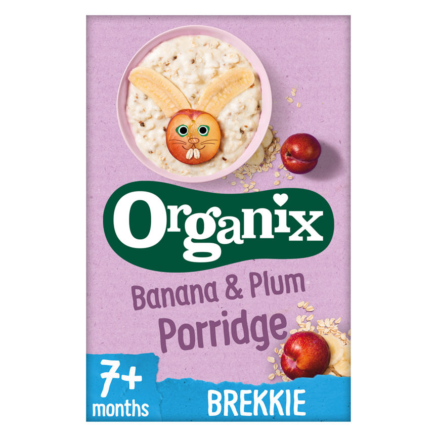 Organix Banana & Plum Porridge 200g GOODS ASDA   