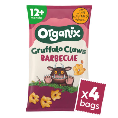 Organix Gruffalo Claws toddler snack multipack 4x15g (British brand)
