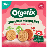 Organix Jammie Monsters biscuits 8x8g - imported from the UK