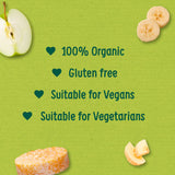 Organix organic banana rice cake clouds baby snack 40g, imported from the UK