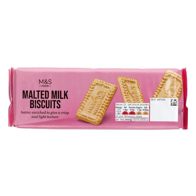 M&S Malted Milk Biscuits   200g GOODS M&S   