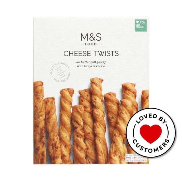 M&S All Butter Cheese Twists   125g GOODS M&S   